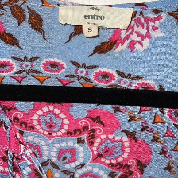 🌈🌺 NWOT Bohemian Blouse - Picture 7 of 12